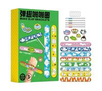 Generisch Cartoon Slap Ribbons, DIY Cartoon Animal Motifs as Rewards for the Classroom, Children's Craft Supplies, Slap Bracelet - for Teenagers, Family, Friends and Children