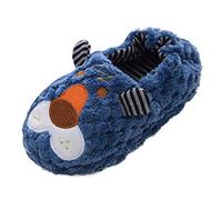 Generisch Cartoon Slippers for Toddlers, Warm Soft Baby Shoes with Non-Slip Sole, Cute Comic Look, Ideal Crawling Aid, Perfect Stockings for Indoors, First Running Attempts, darkblue, 5