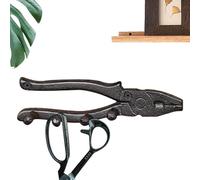 Generisch Cast Iron Hooks for Coats, Pliers Shape, Vintage, Heavy Duty, Hat Hook, Wall Mounted, for Homeowners, DIY, Craftsmen, Mechanics, Woodworkers, Garage, Workshop, Contractors, Farmers