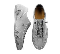 Generisch Casual Riding Boots for Men Comfortable and Stylish Motorcycle Boots with Extra Grip, Gy1, 5 UK