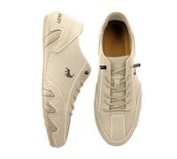 Generisch Casual Riding Boots for Men Comfortable and Stylish Motorcycle Boots with Extra Grip, khaki, 6 UK