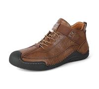 Generisch Casual shoes for fashionable chukka boots, outdoor ankle boots, comfortable everyday shoe with robust construction for versatile leisure activities, stylish outfit combinations, khaki, 12 UK