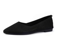 Generisch Casual shoes for women for comfort and style in everyday life. Slip on design. Versatile for work and leisure. Perfect for all seasons. Flat sole with toe protection for a relaxed, black, 5