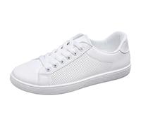 Generisch Casual Shoes Women's Lightweight Leather Shoes with Zero-Drop Solhe Breathable Walking Shoes Minimalist Casual Flat Low Shoes Unisex Waterproof Running Shoes Smooth Leather Outdoor Shoes