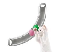 Generisch Cat Ball Track, Cat Rail Toy, Interactive Cat Circle Toy, Training Instrument for Mental Physical Exercise, Psychic Physical Training Puzzle