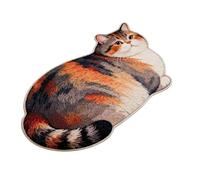 Generisch Cat Bath Mat - Non-Slip Absorbent Washable Quick Drying Cute Bathroom Rugs Cat Rug for Indoor Outdoor Entrance Door Shower Area Kitchen Bedroom Living Room