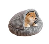 Generisch Cat Cave Large, Thick, Short Plush, Warm Sleeping | Kitten house for puppies, ferrets, hedgehogs as a home both indoors and outdoors to rest and rest