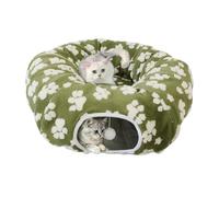 Generisch Cat Cave Soft Plush Washable Large Foldable Tilt Proof | Dog tunnel bed, cat cave for indoor, apartment, living room, bedroom, floor, corner, puppy, rabbit, small animal