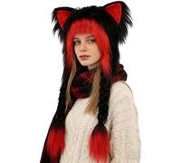 Generisch Cat Ears Plush Hat, Warming Cosplay Costume Accessory for Cold Days - Cat Ears Hat for Women in Winter - for Adults, Women, Children and Friends