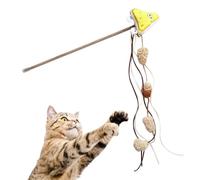 Generisch Cat Fishing Toy - Cat Rod Toy with Food Motif | Interactive Plush Catcher & Training Aid for All Cat Breeds - Fun and Exercise in the House