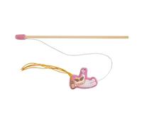 Generisch Cat Fishing Toy | Kitten Tassel Design Funny Play Stick Against Boredom Interactive Toy for Cats, Activity Hunting Toy Against Boredom Indoor Training Stimulation