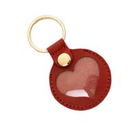Generisch Cat Fur Keyring, Pet Hair Storage, Decorative Key Ring, Heart-Shaped Memorial Pendant for Backpack, Purse, Bag, Jewellery