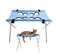 Generisch Cat Grooming Hammock - 8-Hole Cat Care Solution - Puppy Nail Care Hammock - For Kittens, Puppies, Home, Ear Cleaning, Teeth Brushing, Small