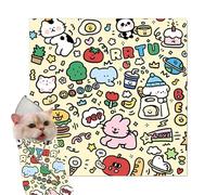 Generisch Cat Grooming Swaddle Wrap - Adhesive Anti Bite Fabric, Restraint Wrap | Portable Outdoor Pet Swaddle Tool, Safe Makeup Bag Travel Cover for Cats Grooming Veterinary Shelter Use
