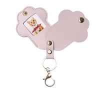 Generisch Cat Hair Keepsake Keyring | Memory Box for Dog Hair | PU Leather Cute Backpack Jewellery Paw Shape for Adults Teenagers School Travel Work