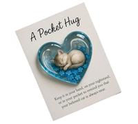 Generisch Cat Keepsake, Positive Heart-Shaped Cute Card as a Keepsake - Cat Motivation Card - For Women and Girls to Calming with Compassion Encouragement and Support