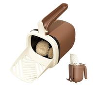 Generisch Cat Litter Scoop with Holder - Portable Bin Cat Litter Scoop Dog Waste Scoop Bin Bag Holder - For Cat Dog Hamster Chicken Pet Toilet Indoor Travel Home
