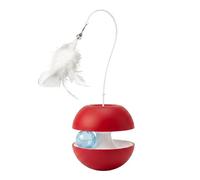 Generisch Cat movement toy, interactive treat dispenser activity, self-toy for house cats, for mental stimulation and against boredom at home in the apartment in the living room