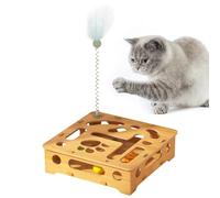Generisch Cat Nail File Box - Interactive Toy for Enrichment | Indoor Hunting Labyrinth Box, for Indoor in the Living Room, for Pets and