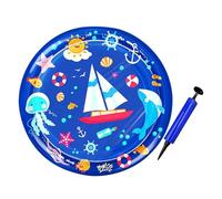 Generisch Cat Play Mat Water, Dog Cat Game & Cool Water Mat, Inflatable Water Sensor Play Mat with a Bicycle Pump, Summer Interactive Water Mat for Cats Dogs (A, 65 cm)