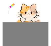 Generisch Cat Scratcher - Cat Scratching Post, Interactive Cardboard Scratching Board | Furniture Protection Cat Toy with 2 Bell Balls for Kittens, House Cats, Floor Game, Claw Exercises