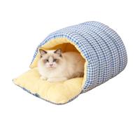 Generisch Cat Sleeping Bag Bed, Warm Sleeping Caves - Washable Kitten Bed Bag, for Winter, Camping, Travel, Home, Balcony, Bedroom, Living Room