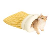Generisch Cat Sleeping Bag - Heated Winter Carrier for Pets | Soft Sleeping Bag for Cats, for Indoor and Outdoor Use, Travel, Car, Bedroom, Balcony, Patio