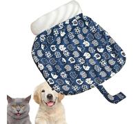 Generisch Cat Sleeping Bag - Plush Fabric Sleeping Bag Pet Accessories, Soft Winter Cat Cave Bed for Kittens Puppies Animals Outdoor Travel Winter