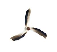 Generisch Cat Toy 63 Propeller Replacement Interactive Wand for Cats with Spring Windmill for Indoor Outdoor Use (Grey, 16 x 16 cm)