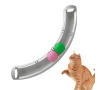 Generisch Cat Toy Ball Track, Cat Track Toy, Interactive Cat Ball Circle Toy, Training Instrument for Mental Physical Exercise, Psychic Physical Training Puzzle