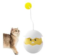 Generisch Cat Toy Balls, Interactive Play Ball with Chirping Sounds, Interactive Chicken Movement Game with Chirping Sound for Kittens, Activity & Outdoor Use