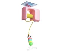 Generisch Cat Toy Blanket Interactive Electric Toy Automatic Bouncing Suction Cup Toy 12 cm Rechargeable for Indoor Outdoor Garden