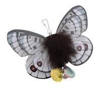 Generisch Cat Toy Replacement - Interactive Cat Teaser - Approaches with Butterfly Kittens - Playtime, Fun Exercises for Indoor Cats, Colourful Plush Feathers for Entertainment Training