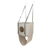 Generisch Cat Wall Hammock - Floating Shelf | Two-Tier Metal | Space Saving Elevated Bed for Playing and Exploring, Modern Lounger, Professional Cat Wall Hammock for Small Spaces and Snuggling