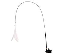 Generisch Cat Wand - Toy, Interactive Stick Bait | Suction Cup Toy, Durable, Flexible, Lightweight, Indoor Exercise, Entertainment, Kittens, Adults, Pets, Activity Gift