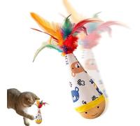 Generisch Cat Wobble Toy, Funny Wobble Teaser for Active Games, Activity Toy for Cats, For Active House Tigers Against Boredom Game, Fun, Movement, Utility, Indoor Kitten