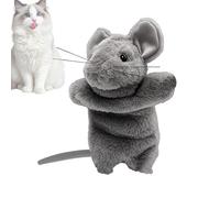 Generisch Cat Wrestling Glove - Stuffed Hand Puppet for Cats | Fun Teasing Time, Mice Shaped Wrestler Glove for Boredom Busting Training and Exercise