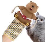Generisch Cat Wrestling Toy - Interactive Movement Game | Interactive Hand Puppets with Play Bell, for Home, Bedroom, Kitchen, Entrance Area, Corner, Playful Interaction