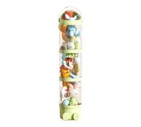 Generisch Cats E Cães Small Tube for Stuffed Animals Transparent Toy Organiser 4 Level Rooms for Children's Room, Nursery and Bedroom