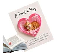 Generisch Cats Heart-Shaped Memory Card as a Keepsake and Souvenir Cat Motivation Card - For Women and Girls in the Family for Calming with Compassion Encouragement and Support