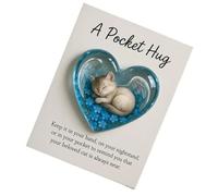 Generisch Cats Heart-Shaped Memory Card as Keepsake and Souvenir, Emotional Cards for Women Girls Teenagers Family Christmas Holiday Compassion Encouragement Support