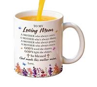 Generisch Ceramic Coffee Mug - 330 ml, Personalised My Dear Mom Coffee Mug, Beverage Mugs For Hot Chocolate Espresso Milk Tea, Desktop Cup For Home Cafe Birthday Gift Mother's Day