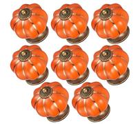 Generisch Ceramic Cupboard Knobs, Cupboard Handle Knob - 8 x Round Knobs Ceramic Cabinet Handle | Modern, Simple Decorative Pull Handle with Mounting Screws for Cabinets, Cabinets