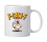 Generisch Ceramic Mug, 325 ml Ceramic Funny Chicken Mug, Rooster Tea, Perfect for Colleagues and Women for Tea, Coffee, Milk, Hot Chocolate and Drinks at Work