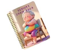 Generisch Chair Workout Fitness Planner - Daily Exercise Program | Healthy Living Guide for Men, Beginners, Elderly, Nutrition and Diet Tracker