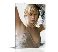 Generisch Charlize Theron Poster Famous Stars Wall Art Canvas Print Artwork Bedroom Living Room Decoration 16 x 24 Inches (40 x 60 cm)