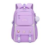 Generisch Charming, stylish Kawaii backpack with playful prints for children's backpacks girls (purple, 47 x 33 x 19)