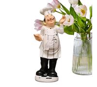 Generisch Chef Figurines, Kitchen Decor, Chef Statue, Kitchen Decor | Chef Chef Countertop Figurine | Resin Table Toppers Desk Decor Chet Statues Home Decor