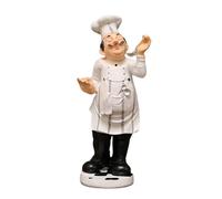 Generisch Chef Statue, Kitchen Station, Chef for the Kitchen - Chef Worktop Figurine | Resin Cooking Kitchen Nation Tabletop Table Chef Statues Collectible Figurines Home