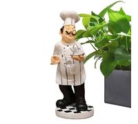 Generisch Chef Statue, Kitchen Station, Chef for the Kitchen, Cooking Figurines, Resin Cooking Kitchen Nation, Tableature, Chef Statues, Collectible Figurines, Home